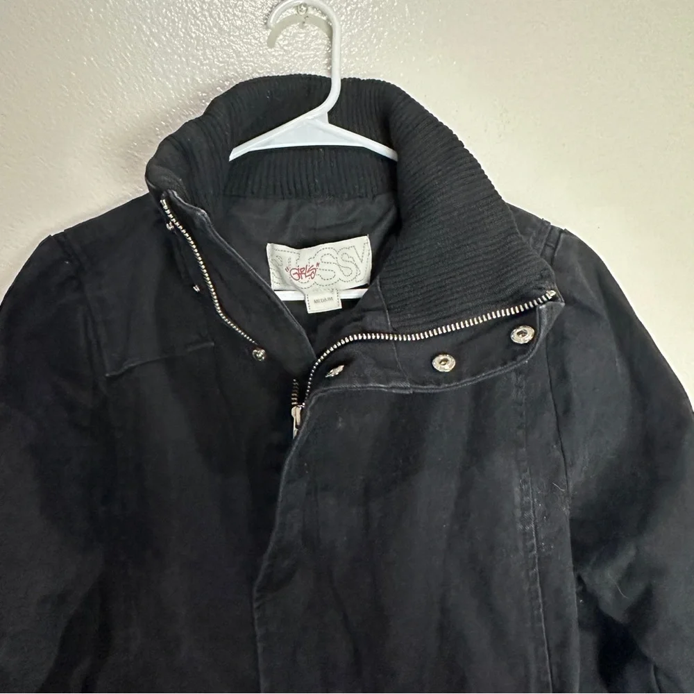 Stussy Girls Jacket Coat Size Medium - Picture 4 of 12